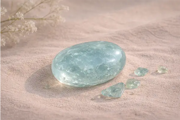 Verzameling edelstenen als symbool voor het aanbod en de verschillende sessies